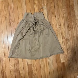 Khaki Zara skirt